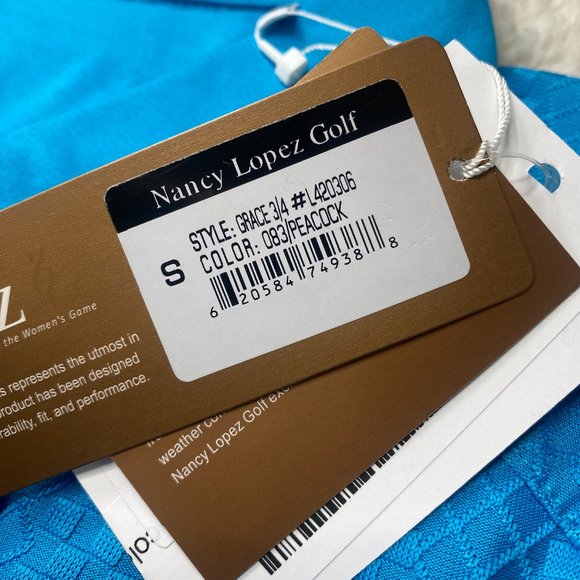 [NWT] Lopez Grace 3/4 Sleeve Golf Polo | Small - Picture 3 of 7